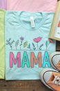 Bright Bloom Mama Tri-Blend Short Sleeve Tee - Wholesale Accessory Market