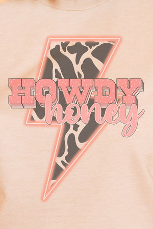 Electric Howdy Honey Tri-Blend Short Sleeve Tee - Wholesale Accessory Market