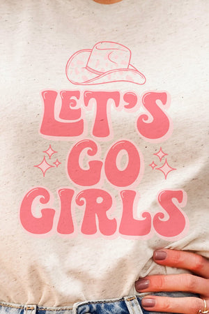 Pink Let's Go Girls Tri-Blend Short Sleeve Tee - Wholesale Accessory Market