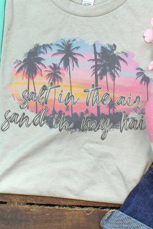 Salt In The Air Beach Tri-Blend Short Sleeve Tee - Wholesale Accessory Market