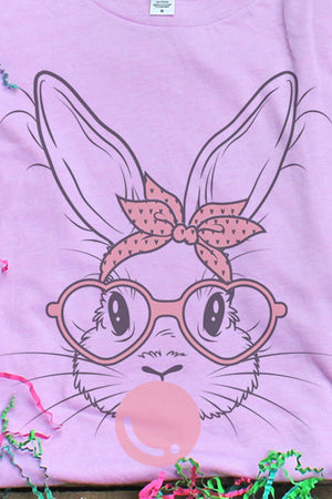 Sassy Glasses Bunny Tri-Blend Short Sleeve Tee - Wholesale Accessory Market