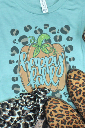 Spots Happy Fall Pumpkin Tri-Blend Short Sleeve Tee - Wholesale Accessory Market