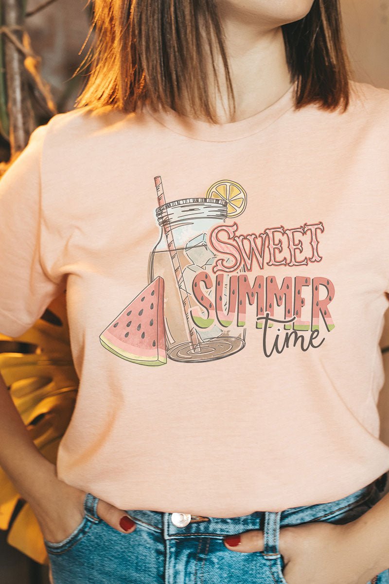 Sweet Summertime Tri-Blend Short Sleeve Tee - Wholesale Accessory Market