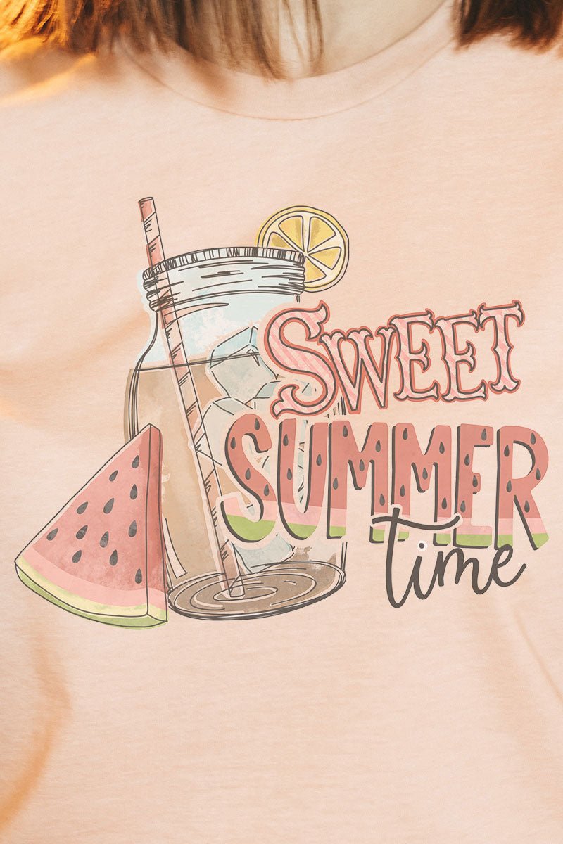 Sweet Summertime Tri-Blend Short Sleeve Tee - Wholesale Accessory Market