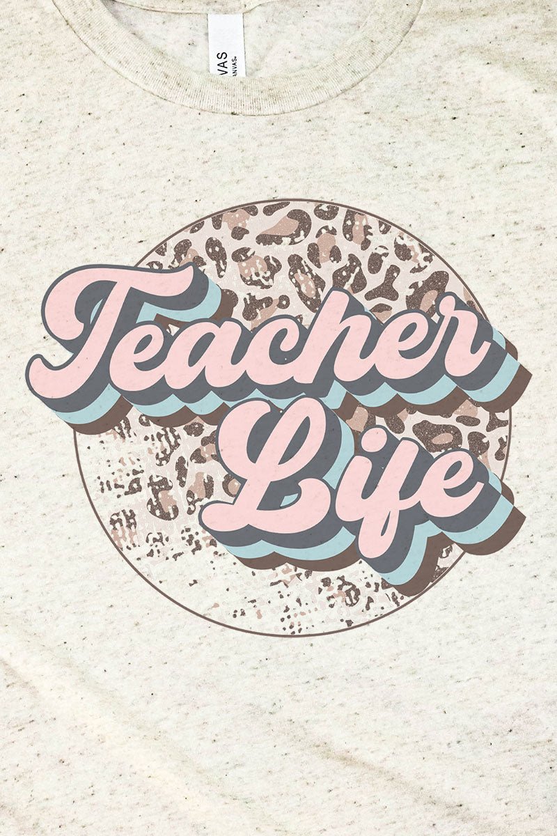 Teacher Life Circle Tri-Blend Short Sleeve Tee - Wholesale Accessory Market