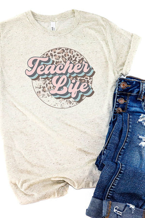 Teacher Life Circle Tri-Blend Short Sleeve Tee - Wholesale Accessory Market