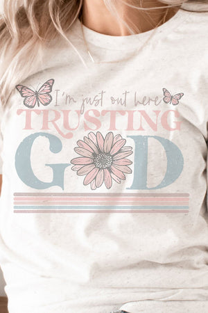 Trusting God Tri-Blend Short Sleeve Tee - Wholesale Accessory Market