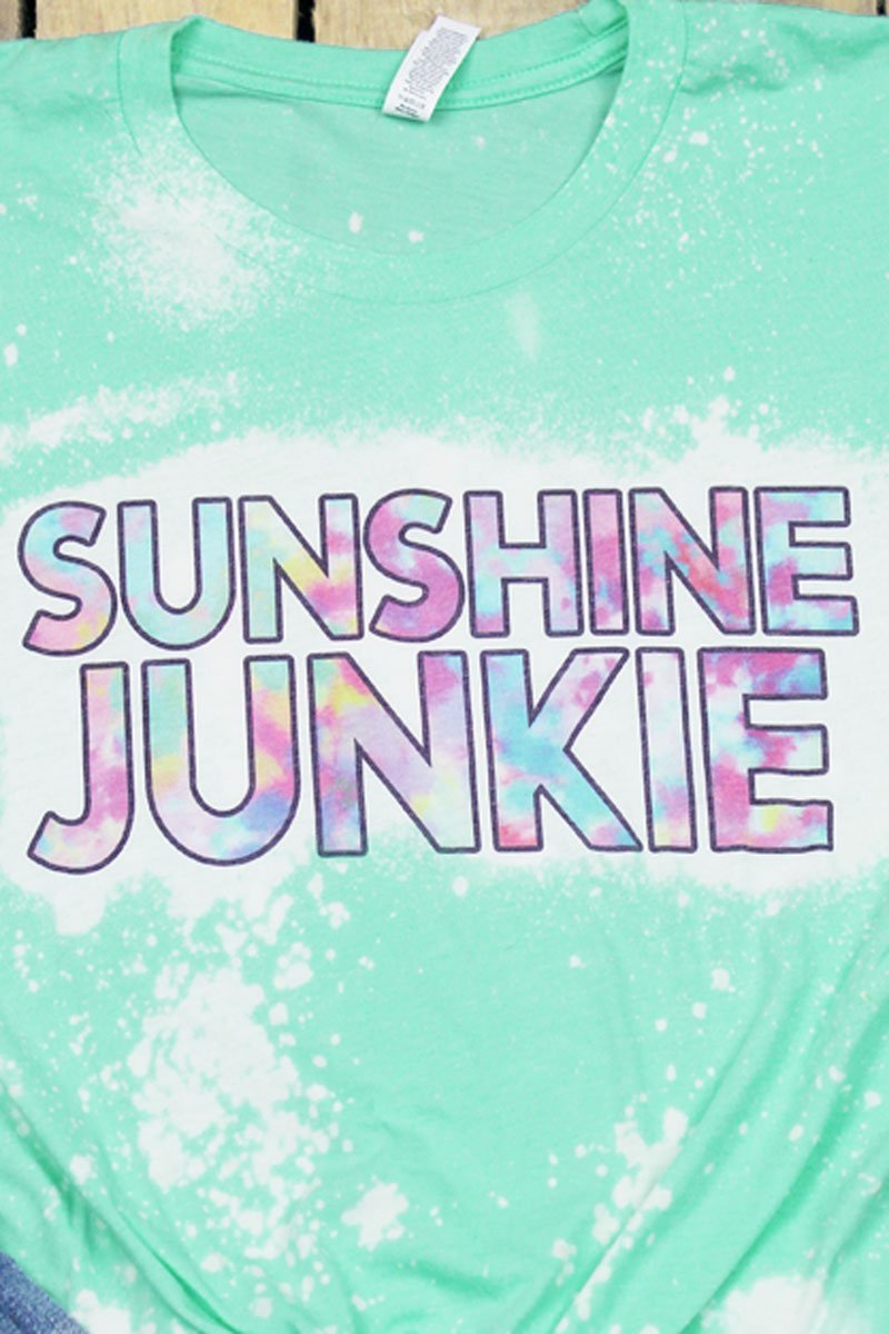 Bleached Sunshine Junkie Tri-Blend Short Sleeve Tee - Wholesale Accessory Market