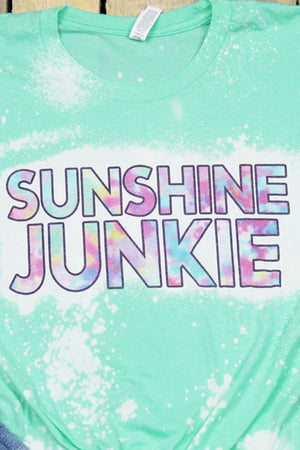 Bleached Sunshine Junkie Tri-Blend Short Sleeve Tee - Wholesale Accessory Market