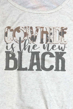 Cowhide Is The New Black Unisex Jersey Tank - Wholesale Accessory Market