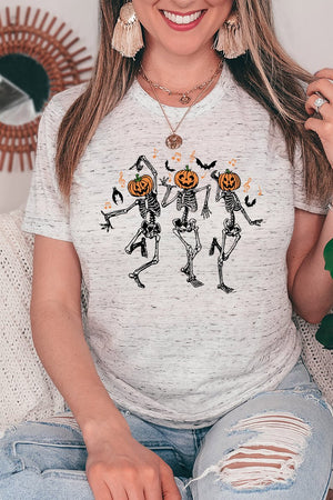 Dancing Pumpkins Unisex Short Sleeve Tee - Wholesale Accessory Market