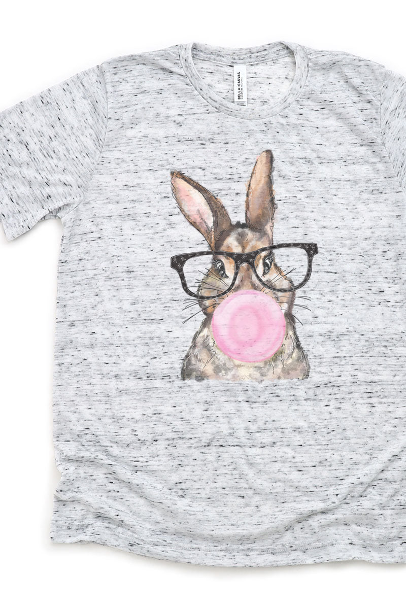 Bubblegum Bunny Unisex Short Sleeve Tee - Wholesale Accessory Market