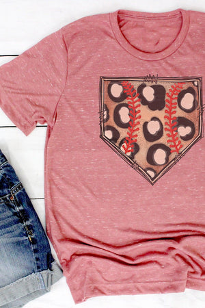 Cheetah Home Plate Unisex Short Sleeve Tee - Wholesale Accessory Market