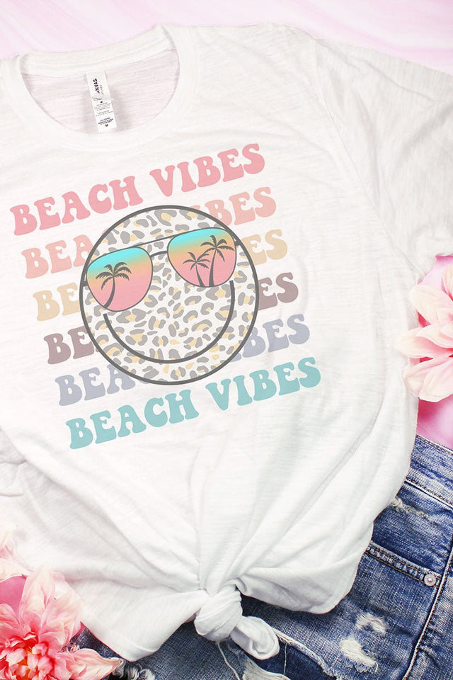 Beach Vibes Short Sleeve Tee - Wholesale Accessory Market