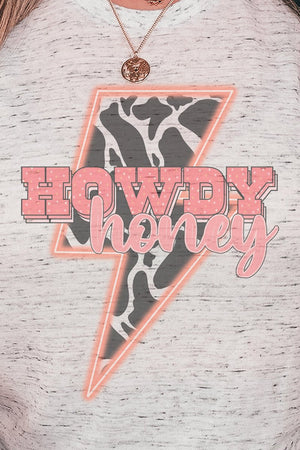 Electric Howdy Honey Unisex Short Sleeve Tee - Wholesale Accessory Market