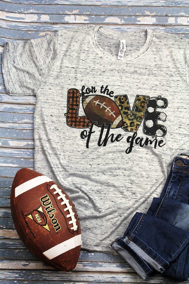 Football Love Of The Game Unisex Short Sleeve Tee - Wholesale Accessory Market