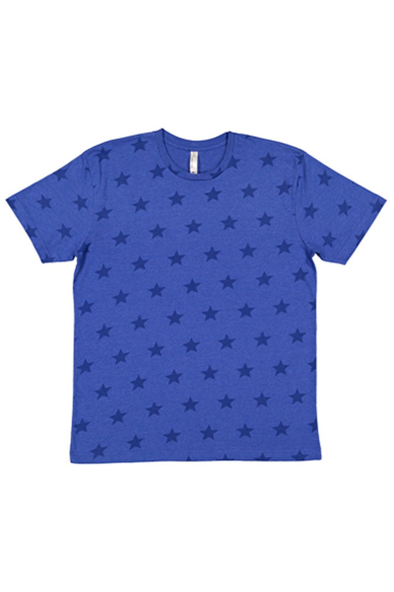 USA Star Graphic Tee - Royal Blue