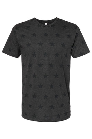 USA Puff Vinyl Unisex Five Star Tee - Wholesale Accessory Market