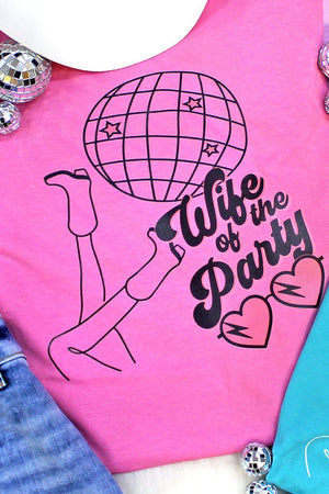 Disco Wife Of The Party Unisex HD Cotton Tee - Wholesale Accessory Market