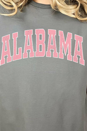 Athletic Varsity Alabama Short Sleeve Relaxed Fit T-Shirt - Wholesale Accessory Market