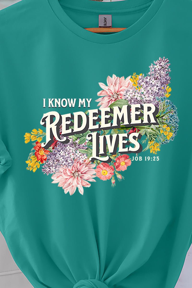 Blooming Redeemer Lives Short Sleeve Relaxed Fit T-Shirt - Wholesale Accessory Market