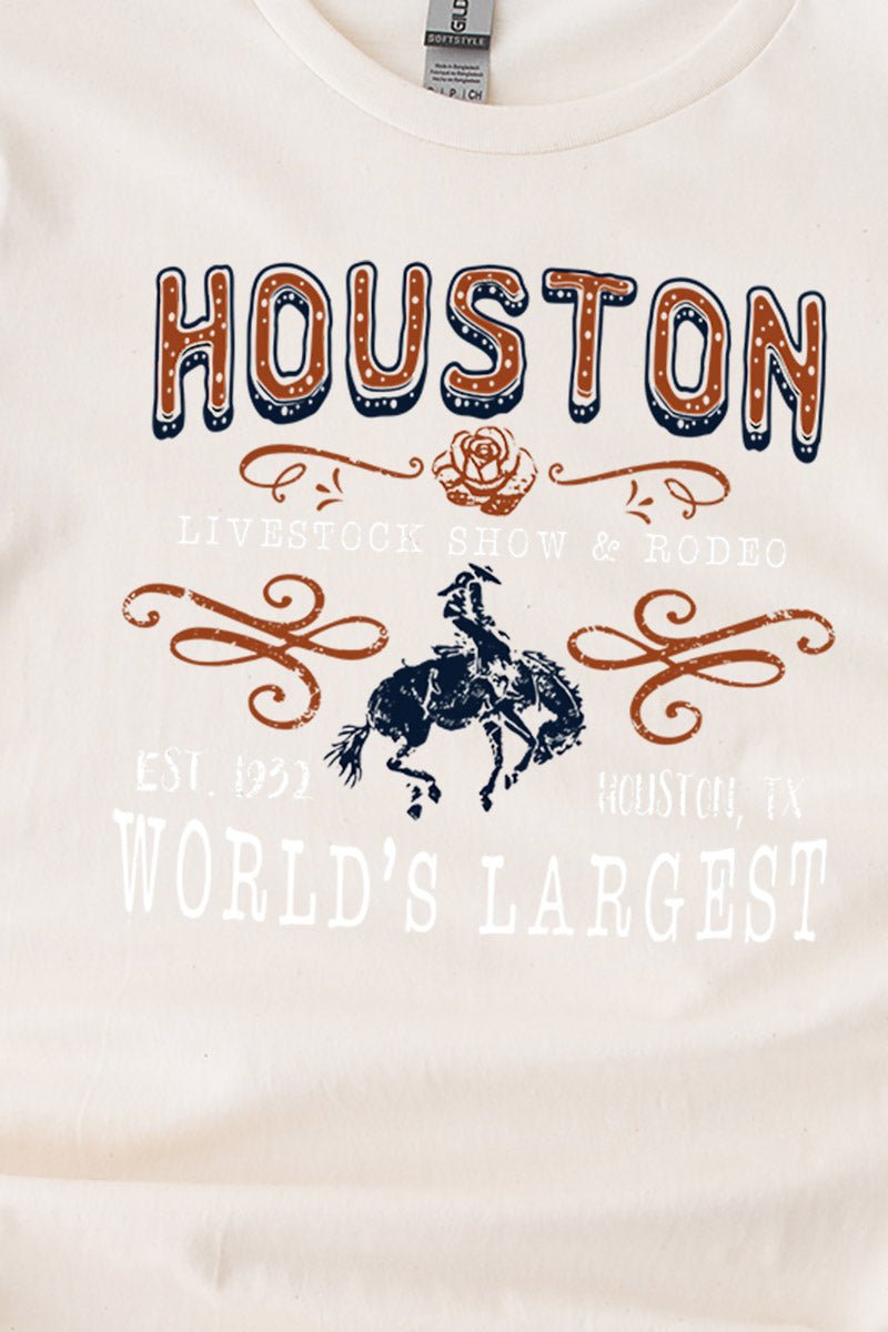 Houston Livestock Short Sleeve Relaxed Fit T-Shirt - Wholesale Accessory Market