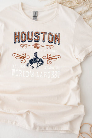 Houston Livestock Short Sleeve Relaxed Fit T-Shirt - Wholesale Accessory Market