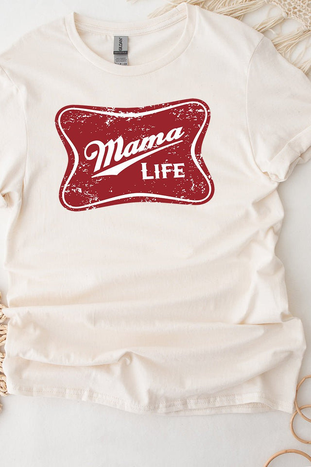 Mama Life Short Sleeve Relaxed Fit T-Shirt - Wholesale Accessory Market