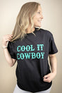 Cool It Cowboy Puff Vinyl Short Sleeve Relaxed Fit T-Shirt - Wholesale Accessory Market