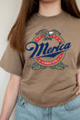 Merica Short Sleeve Relaxed Fit T-Shirt - Wholesale Accessory Market