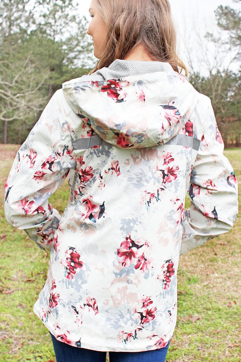 Charles River Floral New Englander Rain Jacket *Customizable! (Wholesale Pricing N/A) - Wholesale Accessory Market