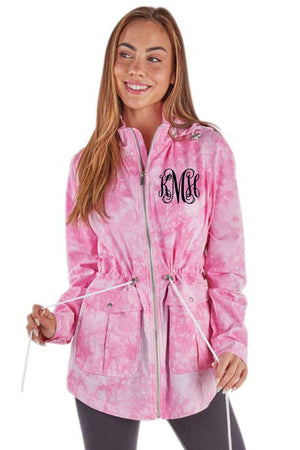 Charles River Women's Pink Tie-Dye Bristol Utility Jacket (Wholesale Pricing N/A) - Wholesale Accessory Market