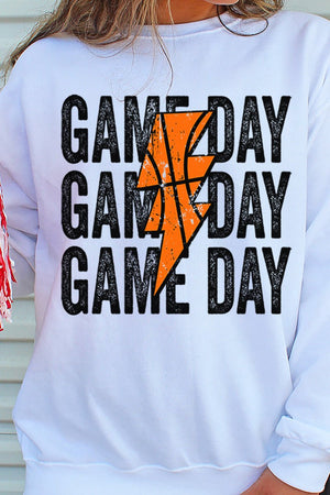 Basketball Stacked Gameday Unisex NuBlend Crew Sweatshirt - Wholesale Accessory Market