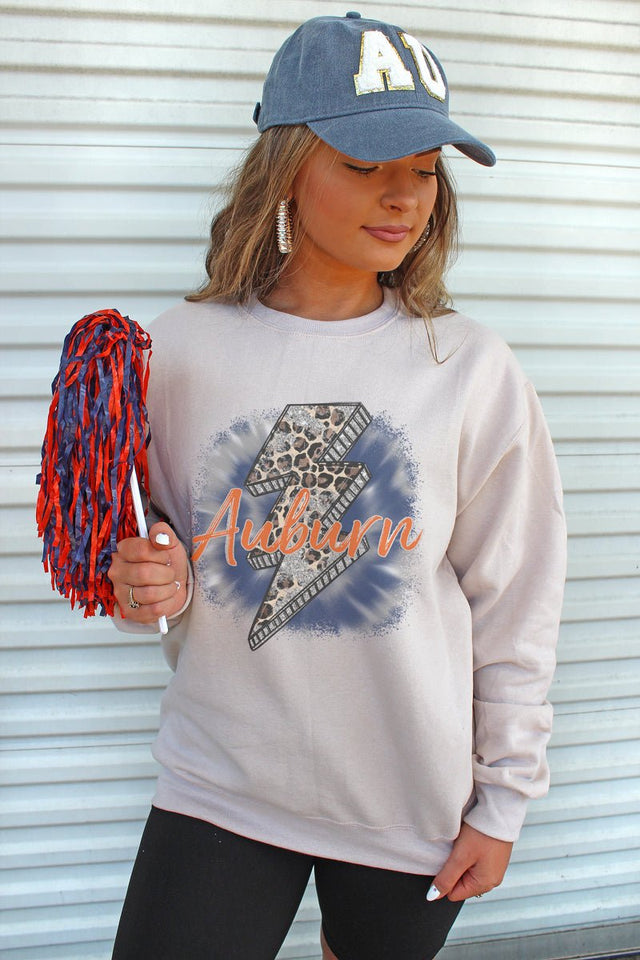 Bolt Auburn Unisex NuBlend Crew Sweatshirt - Wholesale Accessory Market