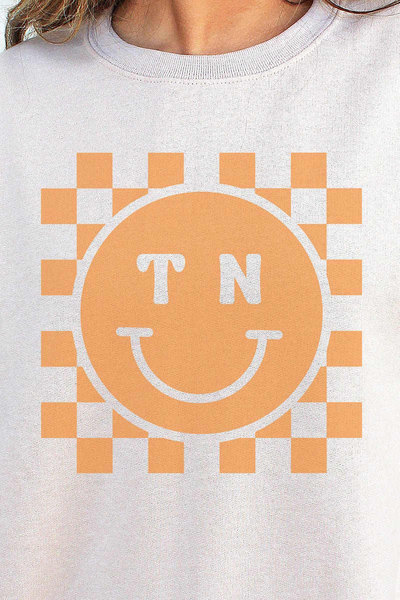 Checkerboard Happy TN Unisex NuBlend Crew Sweatshirt - Wholesale Accessory Market