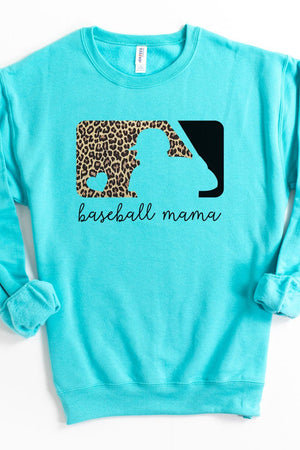 Cheetah Baseball Mama Unisex NuBlend Crew Sweatshirt | Wholesale 