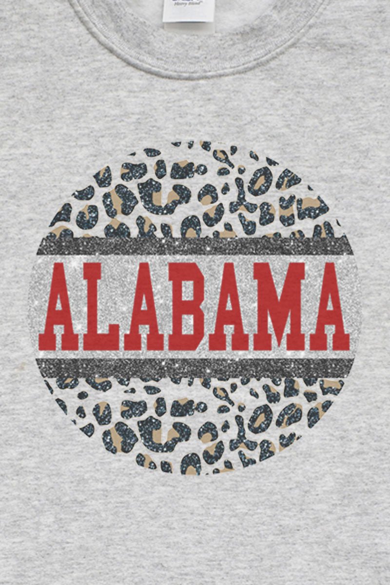 Circle Alabama Leopard Unisex NuBlend Crew Sweatshirt - Wholesale Accessory Market