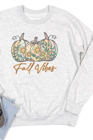 Fall Vibes Tie Dye Pumpkins Unisex NuBlend Crew Sweatshirt - Wholesale Accessory Market