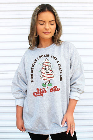 Lookin' Like A Snack Unisex NuBlend Crew Sweatshirt - Wholesale Accessory Market