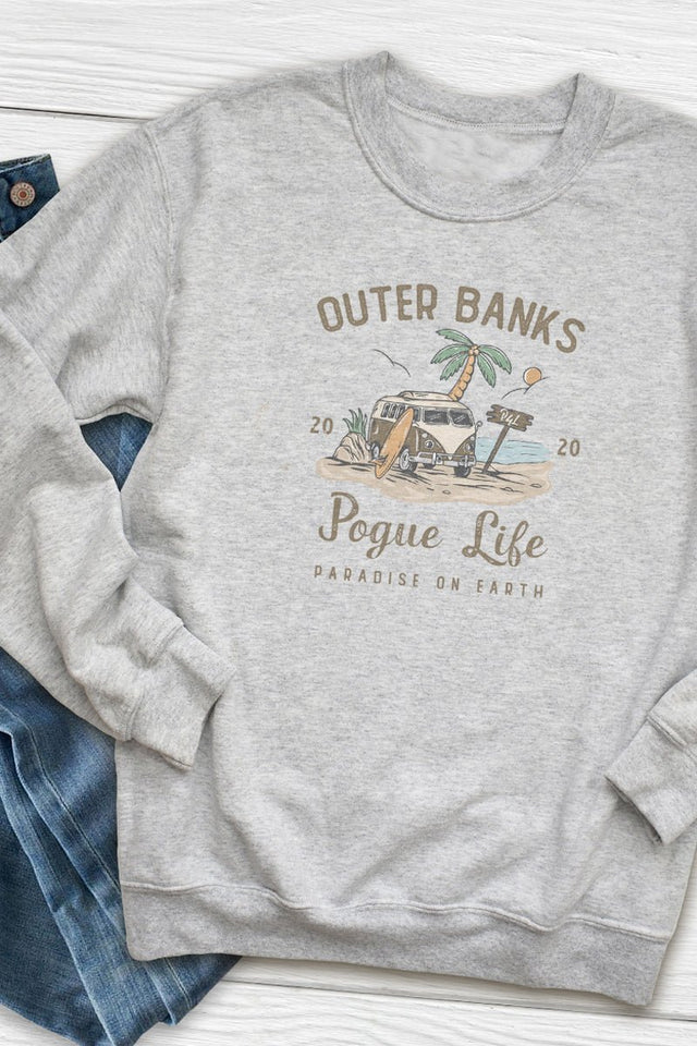 Pogue Life Paradise Unisex NuBlend Crew Sweatshirt - Wholesale Accessory Market