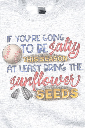 Salty Sunflower Seeds Baseball Unisex NuBlend Crew Sweatshirt - Wholesale Accessory Market