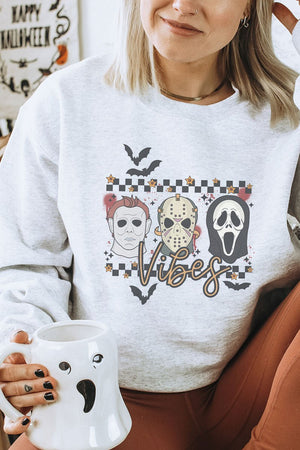 Scary Spooky Vibes Unisex NuBlend Crew Sweatshirt - Wholesale Accessory Market