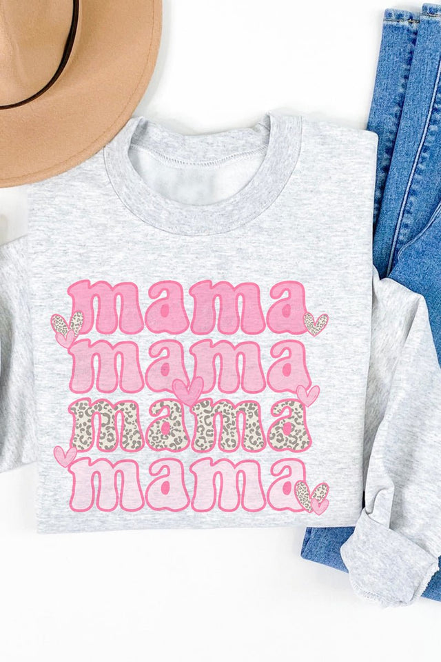 Stacked Mama Valentine Unisex NuBlend Crew Sweatshirt - Wholesale Accessory Market