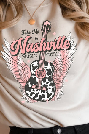 Take Me To Nashville Unisex NuBlend Crew Sweatshirt - Wholesale Accessory Market