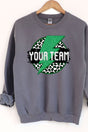 Team Strike Green and Black Unisex NuBlend Crew Sweatshirt - Wholesale Accessory Market