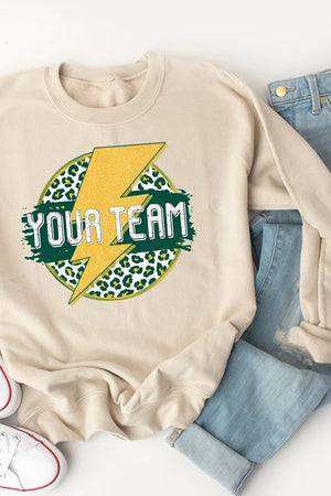 Team Strike Green and Gold Unisex NuBlend Crew Sweatshirt - Wholesale Accessory Market