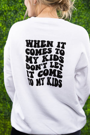 Mama Don't Play Happy Face Puff Vinyl Unisex NuBlend Crew Sweatshirt - Wholesale Accessory Market