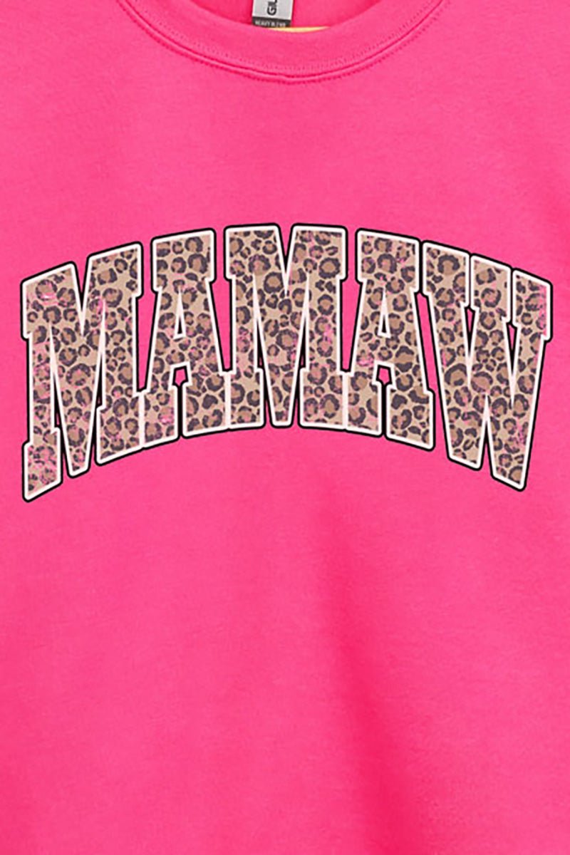 Arched Mamaw Leopard Unisex NuBlend Crew Sweatshirt - Wholesale Accessory Market