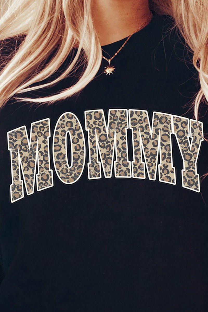 Arched Mommy Leopard Unisex NuBlend Crew Sweatshirt - Wholesale Accessory Market