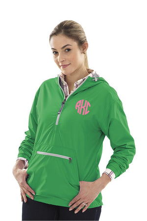 Charles River Women's Chatham Anorak Solid Pullover, Kelly Green *Customizable! (Wholesale Pricing N/A) - Wholesale Accessory Market